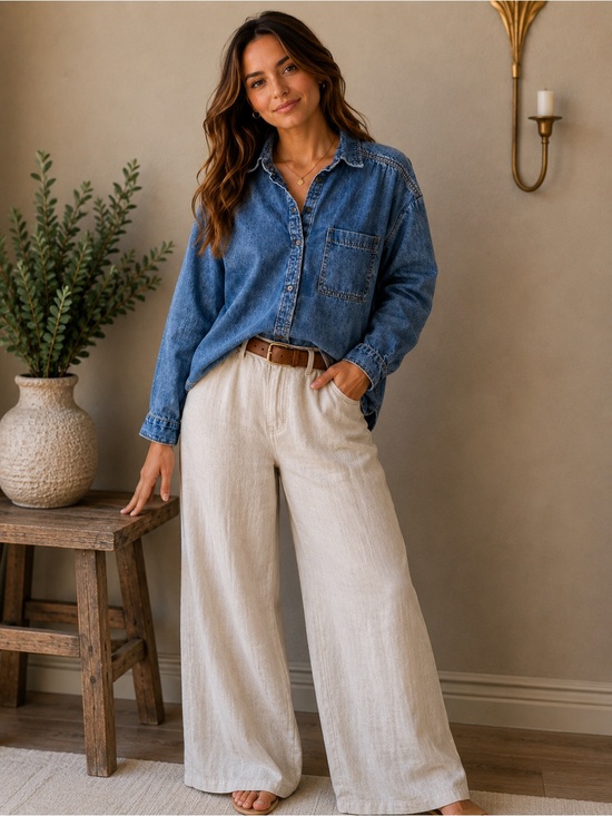 Pilcro Jackets & Blazers - Pilcro Denim Button-Down Top by Anthropologie